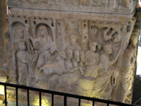 Базилика Сант Амброджио. Вознесение пророка Илии. Саркофаг