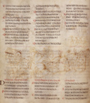 Утрехтская псалтирь. Ms.32, f. 022v. 37 и 38 псалом
