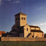 Монастырская церковь Нотр-Дам. Вид с юго-запада