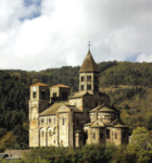 Монастырская церковь в Сен Нектэр. Общий вид с юго-востока