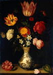 Натюрморт с цветами в вазе Ван-Ли