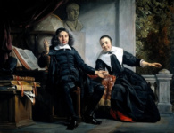Портрет харлемского печатника Абрахама Кастелейна и его жены