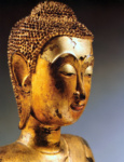 Скульптурная голова Будды