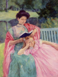 Августа, читающая своей дочери