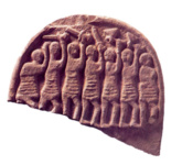 Изображение викингов на мемориальном камне