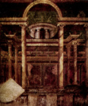 Роспись стены в вилле Мистерий в Помпеях