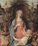 Алтарь Барди. Фрагмент: Мария и младенец Христос