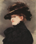 Мери Лоран в черной шляпе
