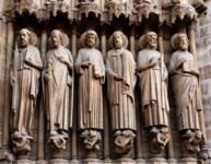 Собор Парижской Богоматери. Статуи библейских царей