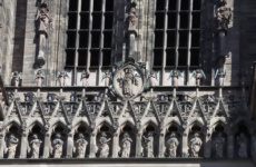 Кафедральный собор в Страсбурге. Каменная резьба в декоре собора