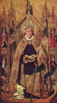 Св. Доминик на троне с семью главными добродетелями