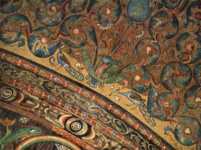 Мозаики хоров, свод. Орнамент из животных и цветов