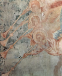 Фрески Верхней церкви Сан Франческо в Ассизи, южный поперечный неф: Апокалипсис. Деталь: Ангелы