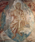 Фрески Верхней церкви Сан Франческо в Ассизи, южный поперечный неф: Апокалипсис. Деталь: Христос Вседержитель
