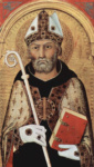 Алтарный образ из Кембриджа. Фрагмент. св. Августин