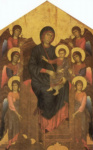 Мадонна с ангелами (алтарь из церкви Сан Франческо в Пизе)