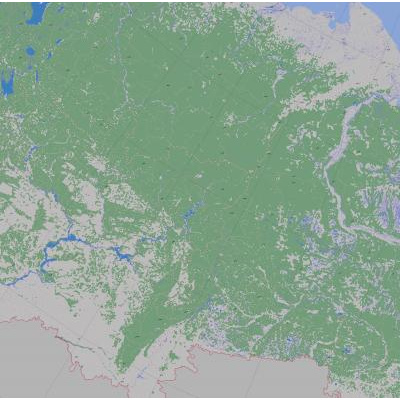 Контурная карта Урала цифровая карта онлайн в ЭБС.